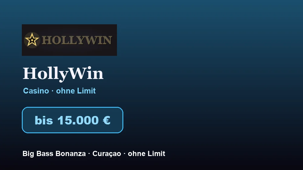 Screenshot von HollyWin Casino