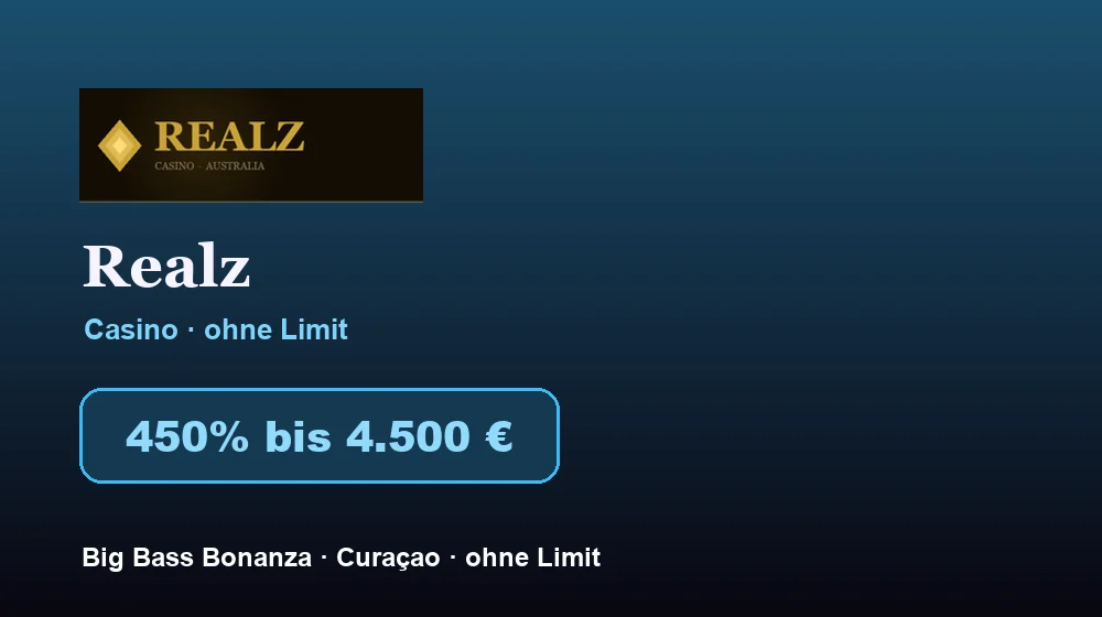 Screenshot von Realz Casino