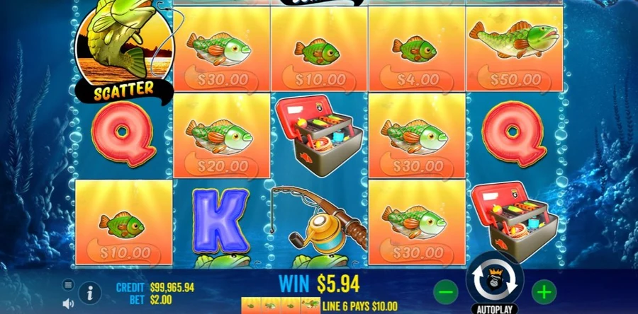 Big Bass Bonanza — Gewinn