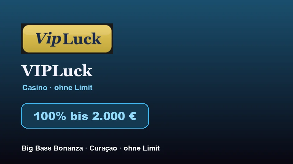 Screenshot von VIPLuck Casino